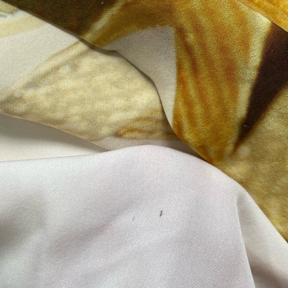 NWT Robert Cavalli Silk Chain-Print One-Shoulder Top size 40 US4-6 - Picture 14 of 16